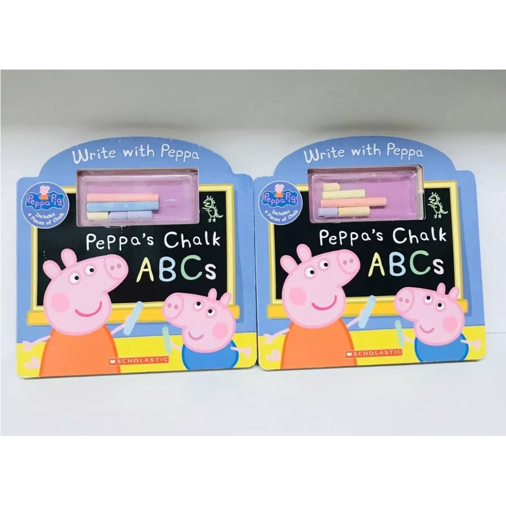 Lot Of 2 Peppa's Chalk ABCs [Peppa Pig]